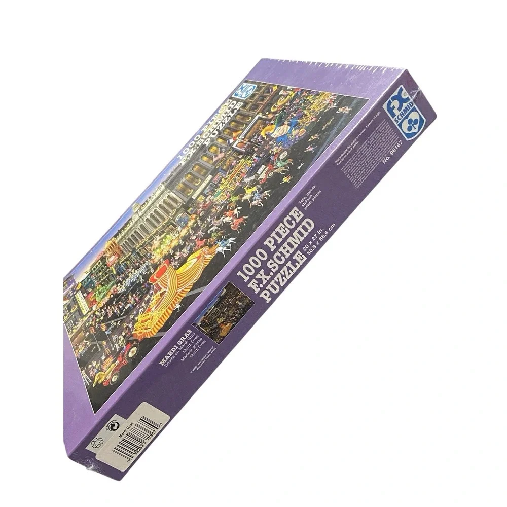 Sealed F.X. Schmid Mardi Gras Alexander Chen 1000 Pc Puzzle 20x27 2000